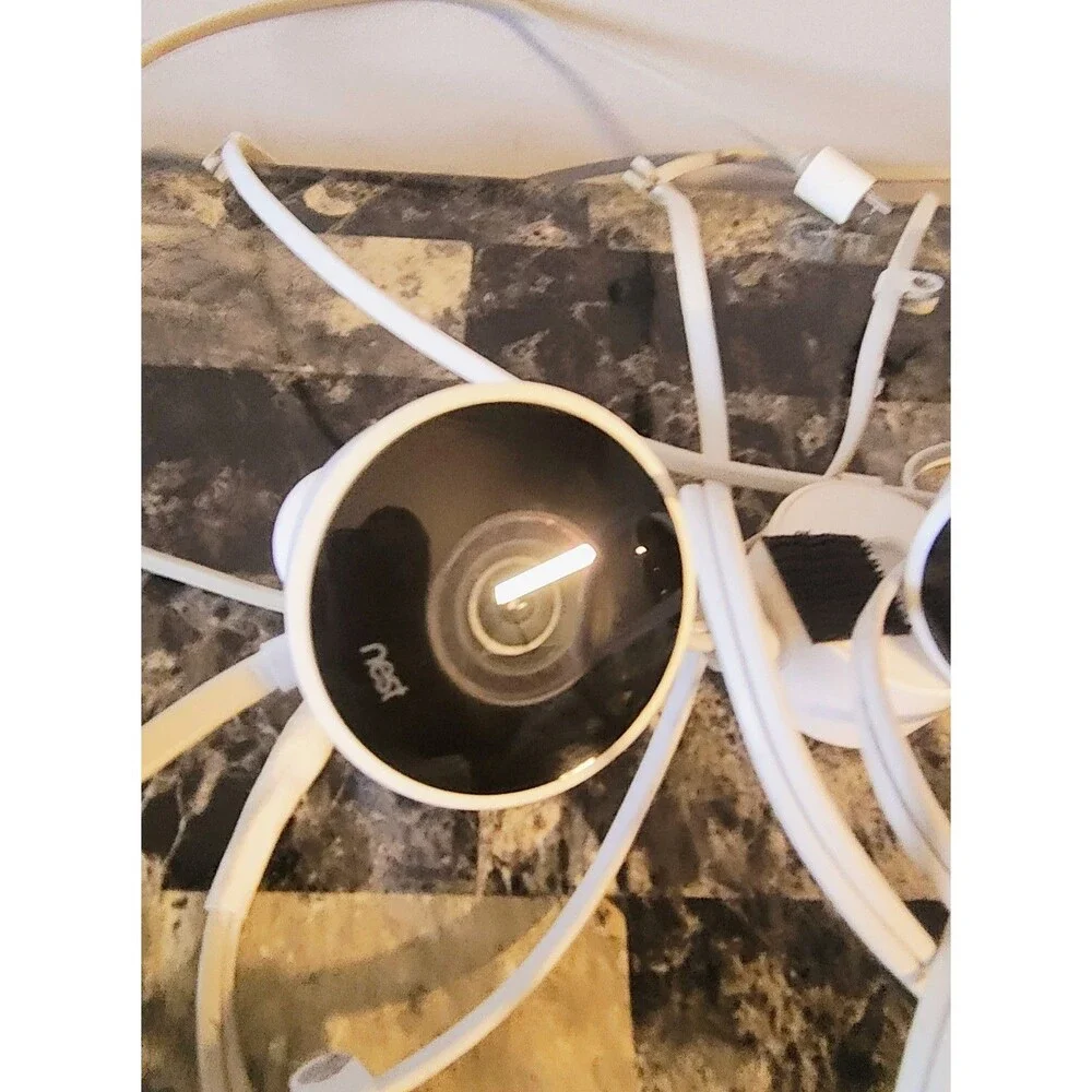 2 Google Nest Cam Outdoor Security Cameras NC2100ES – Tested Read Description